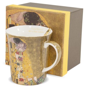 Kubek z Łyżeczką Pocałunek G.Klimt   